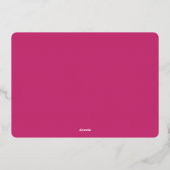 Invitation En Aluminium Día de los Muertos Thème Anniversaire (Verso)