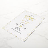 Invitation En Aluminium Dîner de répétition moderne Glitz (Rotation)