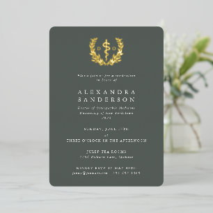 Invitation En Aluminium Diplôme de docteur en médecine ostéopathique