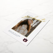 Invitation En Aluminium Diplôme de l'Université d'Auburn | Auburn Tigers (Rotation)