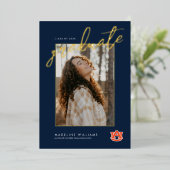 Invitation En Aluminium Diplômé de l'Université d'Auburn – Tigers d'Auburn (Debout devant)