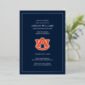 Invitation En Aluminium Diplômé de l'Université d'Auburn – Tigers d'Auburn (Debout devant)