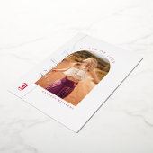 Invitation En Aluminium Diplômé de l'Université d'État de Jacksonville (Rotation)