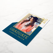 Invitation En Aluminium Diplôme photo moderne (Rotation)