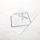 Invitation En Aluminium Disco Mariage Silver (Rotation)