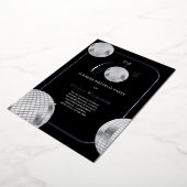 Invitation En Aluminium Disco Surprise 60e fête d'anniversaire (Rotation)