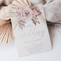 Divine Rose Gold Trending Modern Blush Mariage