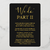 Invitation En Aluminium do-it-yourself Couleur Sequel Mariage photo noir N (Recto)