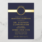 Invitation En Aluminium Docteur en médecine moderne Docteur en médecine Me (Recto)