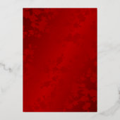 Invitation En Aluminium Double Bonheur de Mariage Chinois   (Verso)