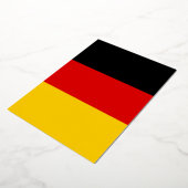 Invitation En Aluminium Drapeau allemand (Rotation)