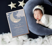 Invitation En Aluminium Dreamy Baby Rose Baby shower or