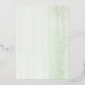 Invitation En Aluminium Dreamy Elegant Verdure Soft Minimal Mariage (Verso)