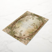 Invitation En Aluminium Dried Fan Palm Oasis Botanical Wedding  (Rotation)