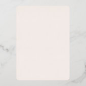 Invitation En Aluminium Dusty Rose Rose Mariage chinois (Verso)