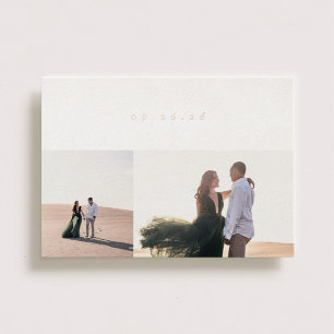 Invitation En Aluminium Économisez la date de mariage avec un minimum de s