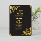 Invitation En Aluminium Effacer mariage acrylique Enregistrer la date (Debout devant)