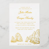 Invitation En Aluminium El Arco Cabo San Lucas Arch Weddining (Recto)