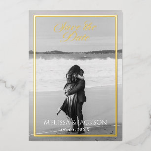 Invitation En Aluminium Elegand Save the Date