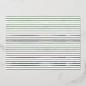 Invitation En Aluminium Elégant Baby shower de feuillage Eucalyptus (Verso)