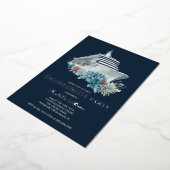 Invitation En Aluminium Elégant Bachelorette Party Cruise Ship (Rotation)