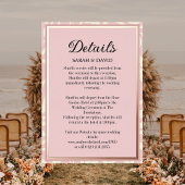 Invitation En Aluminium Élégant boîtier Mariage rose et Rose or