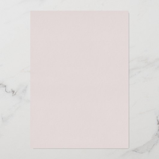 Invitation En Aluminium Elegant Chic Rose Gold Typography Wedding (Verso)