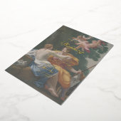 Invitation En Aluminium Elegant Classic Old painting Wedding (Rotation)