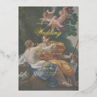 Élégant Classique Peinture Ancienne Mariage