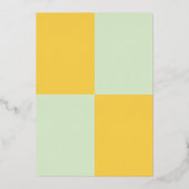 Invitation En Aluminium Elégant Classy Luxury Gold Silver Mariage moderne (Verso)