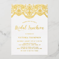 Élégant déjeuner nuptial Brocade Lace Floral