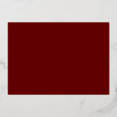 Invitation En Aluminium Élégant Dr MD Caduceus Photo Diplômé Maroon (Verso)