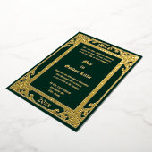 Invitation En Aluminium Élégant Ère Victorienne 1877  (Rotation)