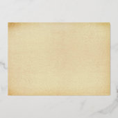 Invitation En Aluminium Elégant Glam Confetti Mariage Enregistrer La Date  (Verso)