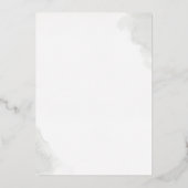 Invitation En Aluminium Elégant Gold Sage Green Boho Graduation Party (Verso)