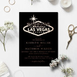 Invitation En Aluminium Elégant Las Vegas Destination Mariage Real<br><div class="desc">Celebrate in style with these stylish and very trendy wedding invitations. This design is easy to personalize with your special event wording and your guests will be thrilled when they receive these fabulous invites. The cover photo has been designed using resources from Freepik.com</div>