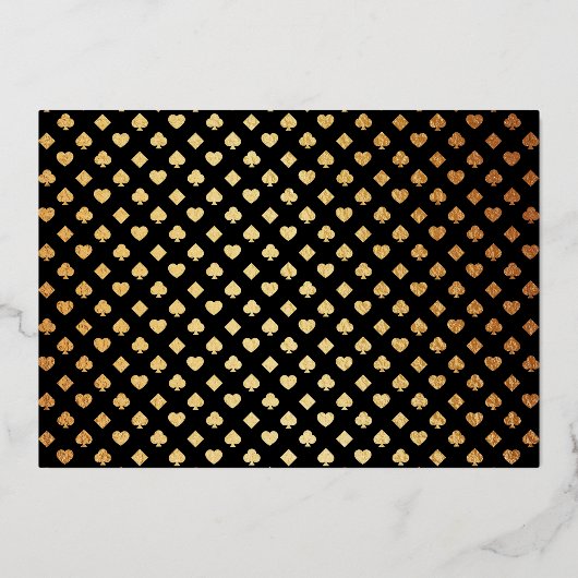 Invitation En Aluminium Elégant Las Vegas Photo Mariage Enregistrer La Dat (Verso)