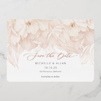 Elégant mariage de pivoine beige enregistrer les c