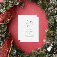 Elégant Mariage de vacances "Tis the Season"