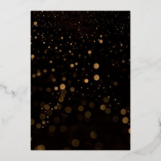 Invitation En Aluminium Élégant Mariage Géode Rose & Or Foil Invitati (Verso)