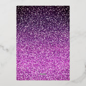 Invitation En Aluminium Elegant Masquerade Mask Mardi Gras Party (Verso)