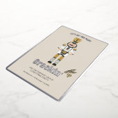 Invitation En Aluminium Élégant Nutcracker Noël Fête Fête de Noël (Rotation)