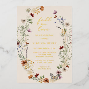 Invitation En Aluminium Elégant or Fête des mariées