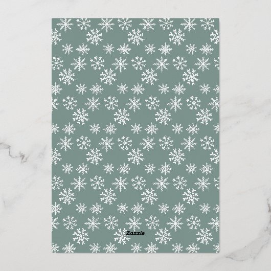 Invitation En Aluminium Élégant vert bleu rouge boho branches Noël (Verso)