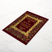 Invitation En Aluminium Élégante époque victorienne 1883 Mariage de style (Rotation)