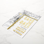 Invitation En Aluminium Emplacement d'amour Baton Rouge | Mariage Enregist (Rotation)
