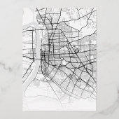 Invitation En Aluminium Emplacement d'amour Baton Rouge | Ville Mariage à  (Verso)