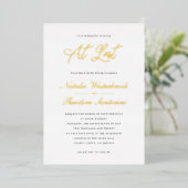 Invitation En Aluminium Enfin Mariage (Debout devant)