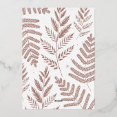 Invitation En Aluminium Enfin | Photo instantanée Enregistrer la date (Verso)