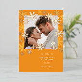 INVITATION EN ALUMINIUM ENREGISTRER LA DATE (Debout devant)